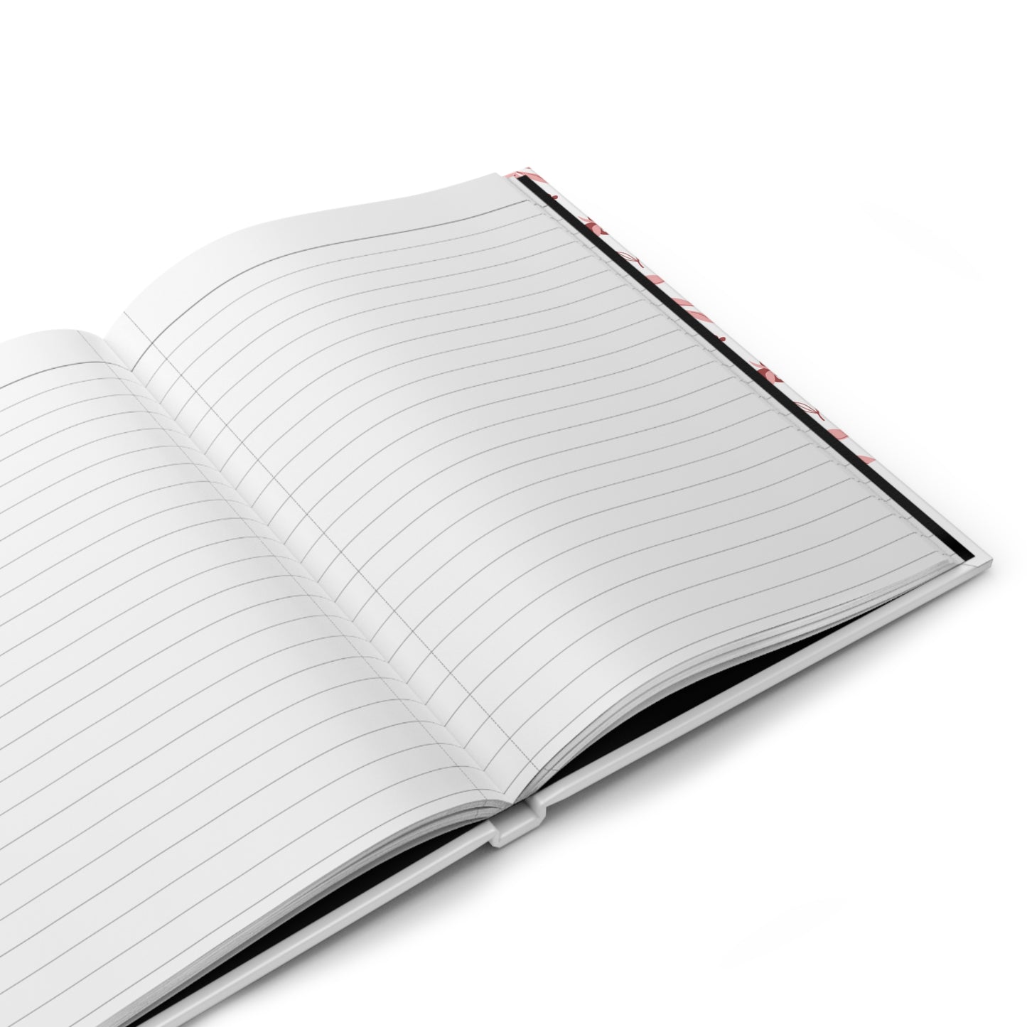 Close up of internal lined pages of the Journal showing high quality paper texture.