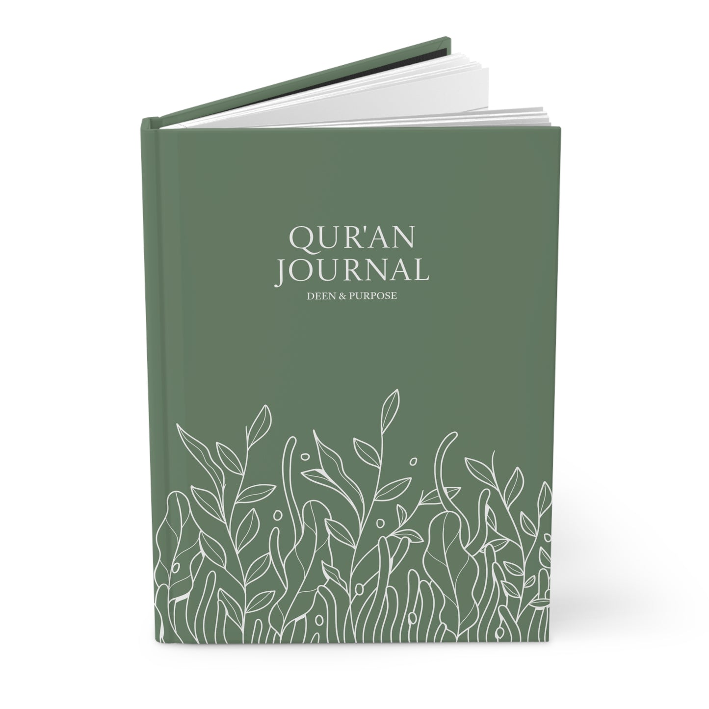 Personalized Quran Journal for Deen & Purpose | Islamic Reflection Notebook for Daily Quran Study, Tafsir & Dua