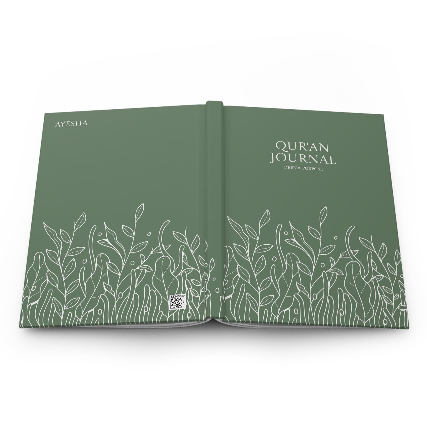 Personalized Quran Journal for Deen & Purpose | Islamic Reflection Notebook for Daily Quran Study, Tafsir & Dua
