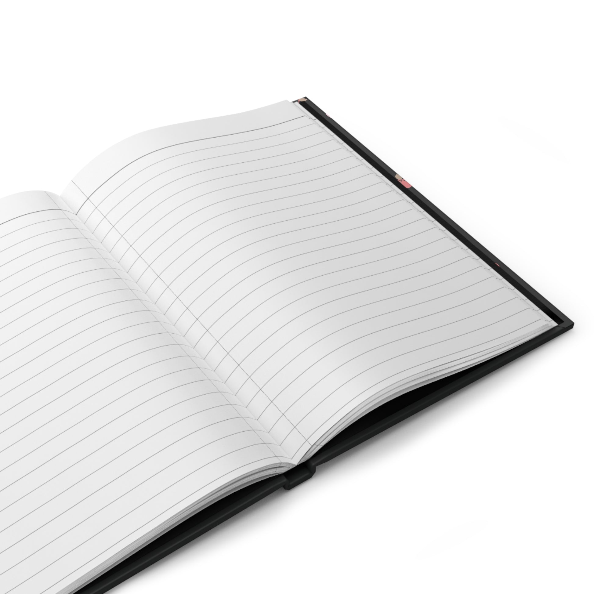 Close up of internal lined pages for the Revert Journal showing high quality paper texture.