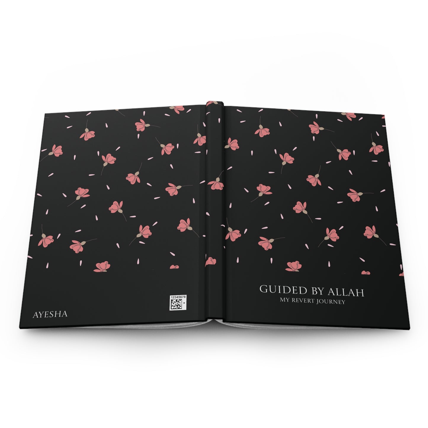 Full open layout of Revert journal displaying front and back covers together.