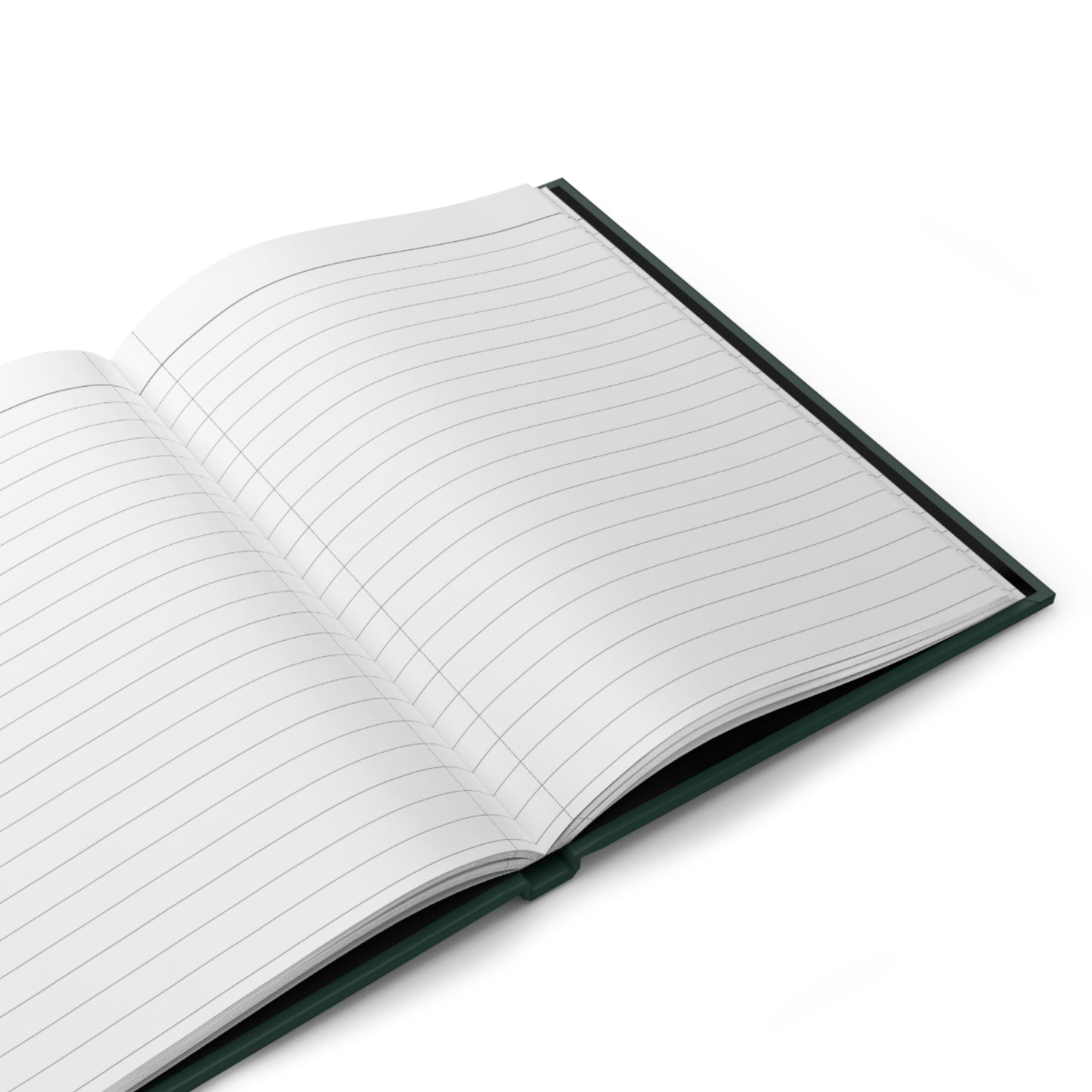 Close up of internal lined pages for the Quran Journal showing high quality paper texture.