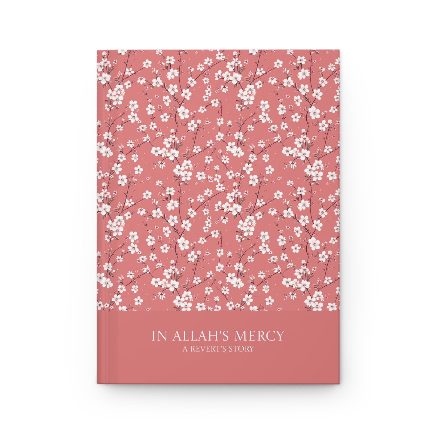 Front cover of a Revert journal with floral design.