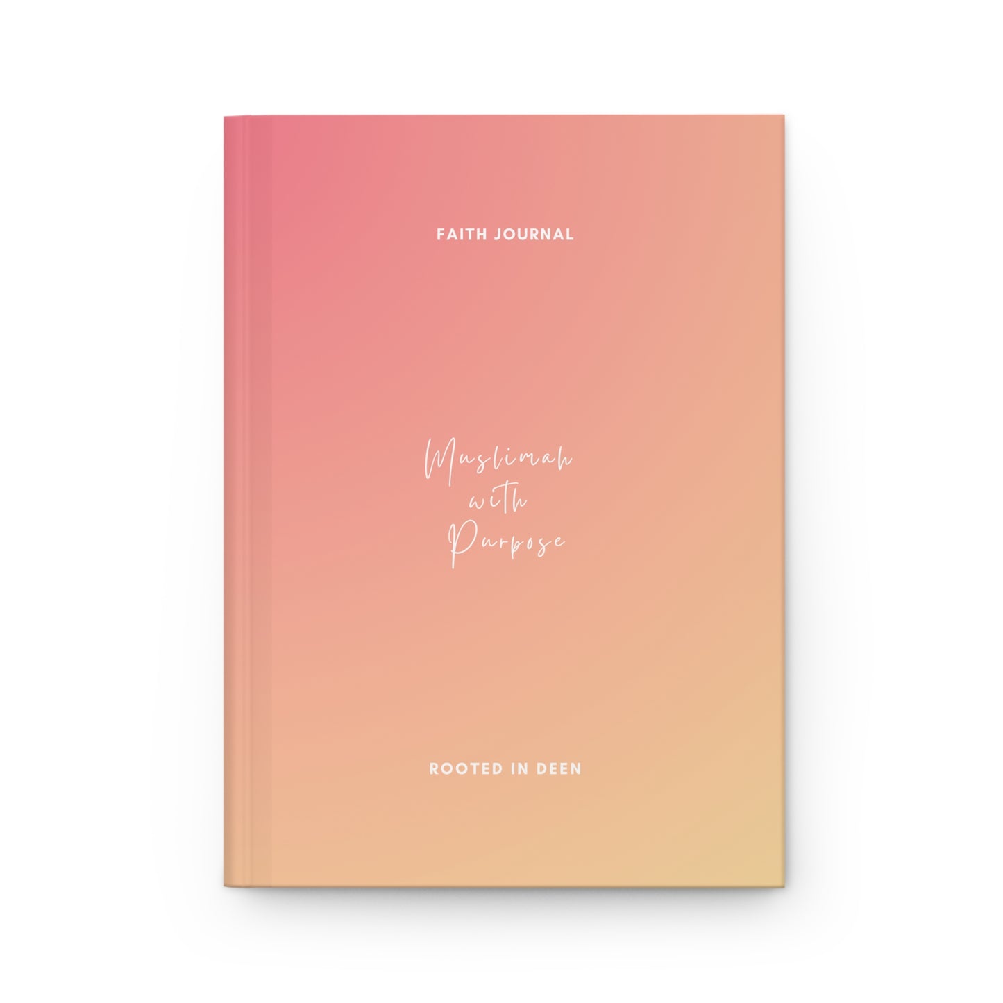 Personalized Muslimah Journal front cover